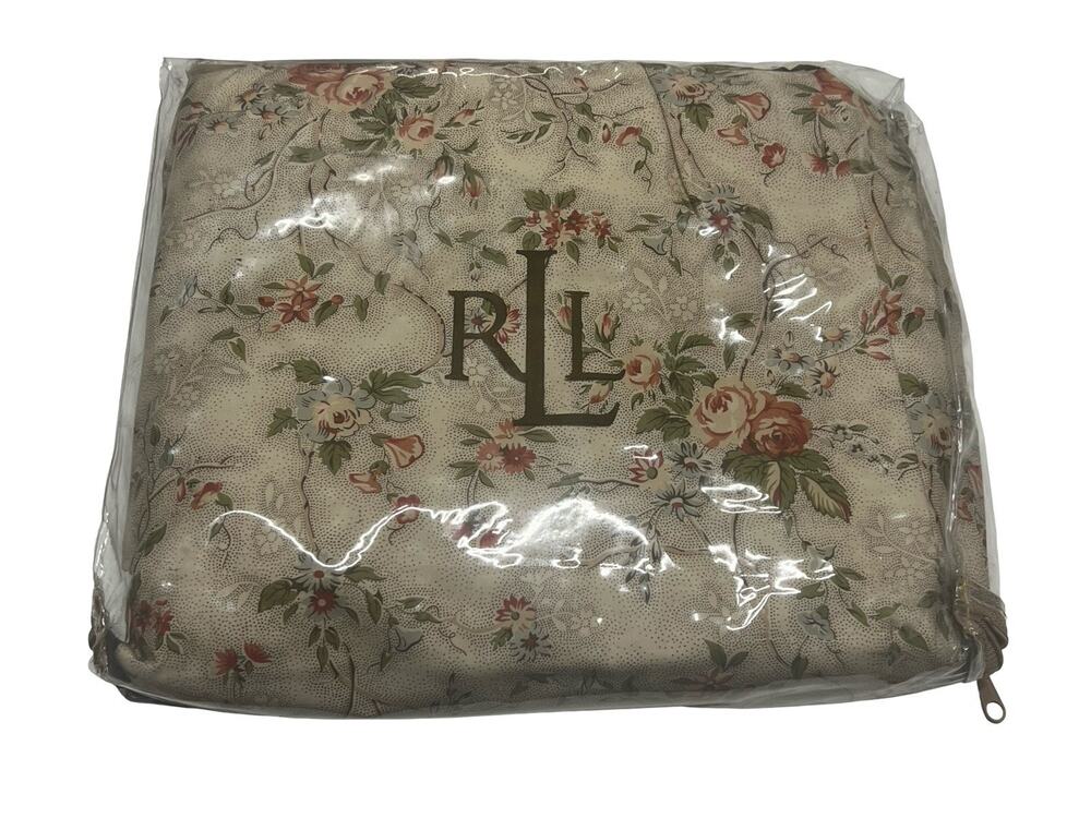 NIP Ralph Lauren Colebrook Floral Queen Bedskirt 100% Cotton USA Made